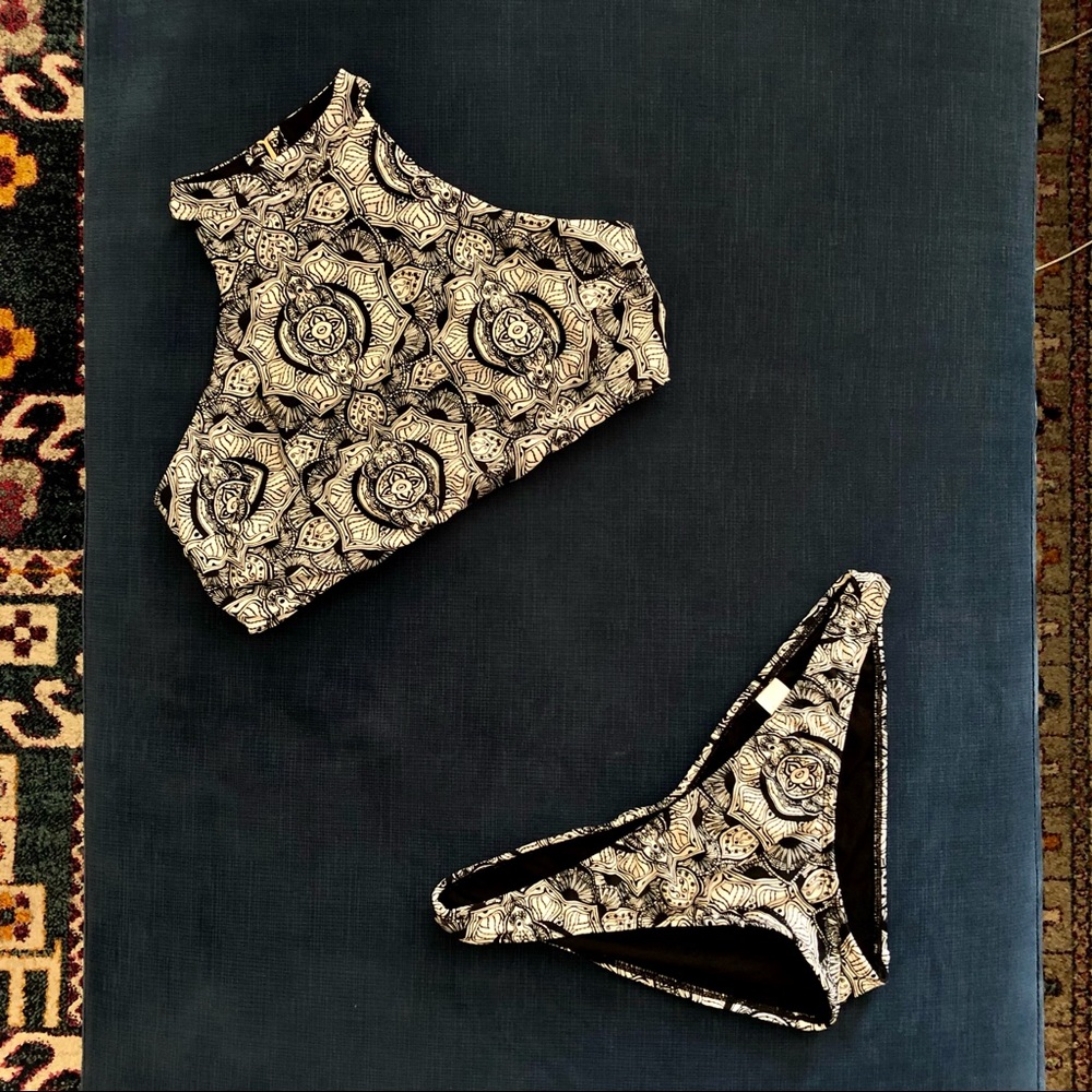 asos Swim High-neck Halter Bikini